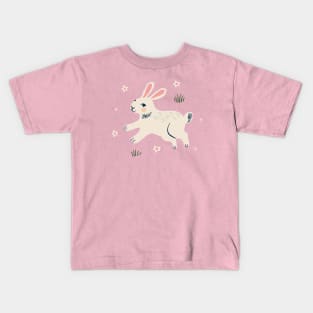 Rabbit and Daisies Kids T-Shirt